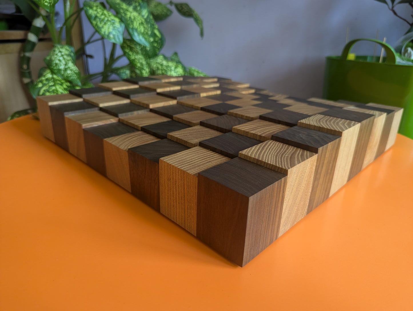 WAVE VII - Handmade Tiered 3D Wooden Chessboard