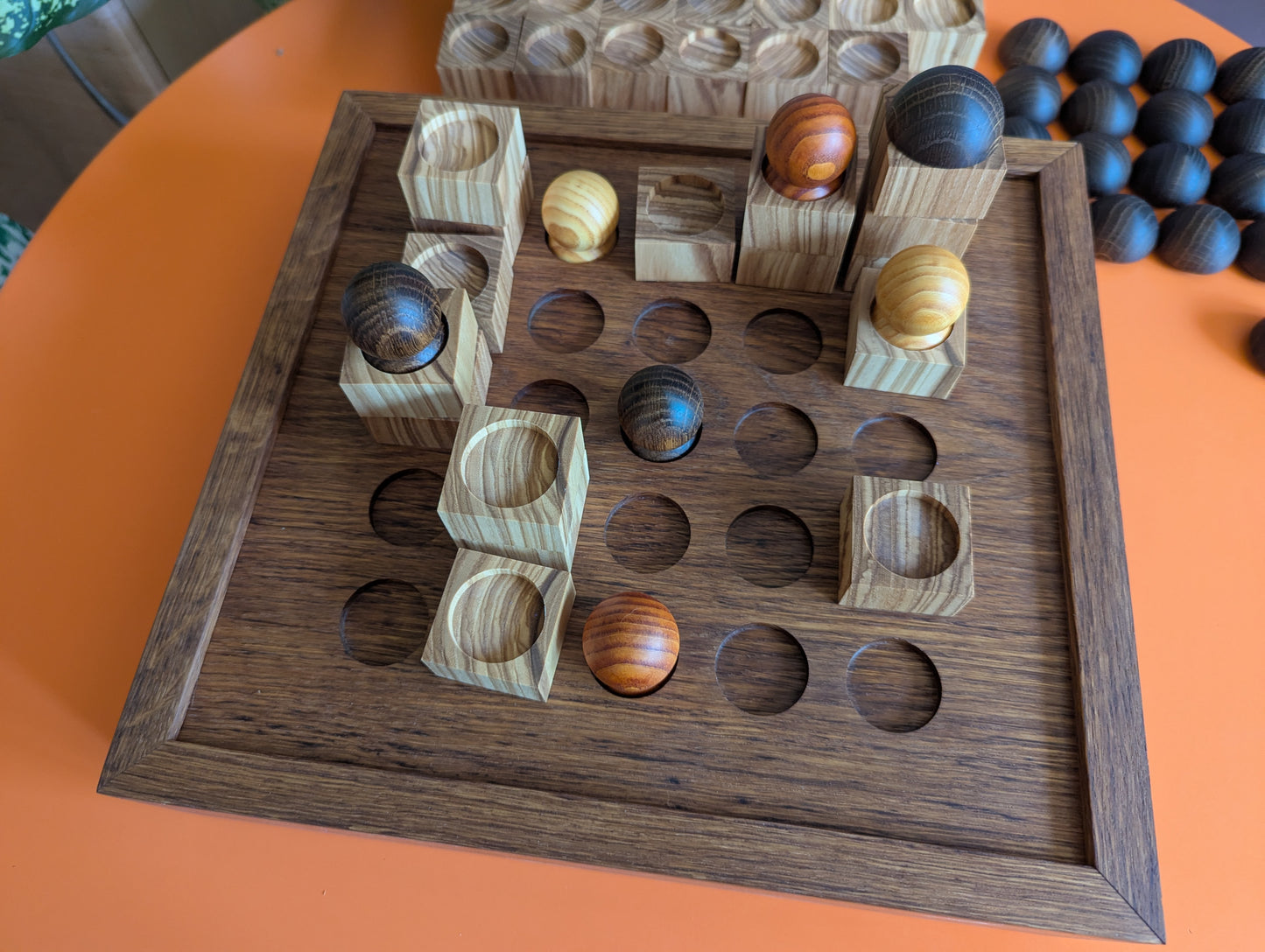 Santorini game Wooden set. Board/box idea - Expansion Pack by WoodIdeas
