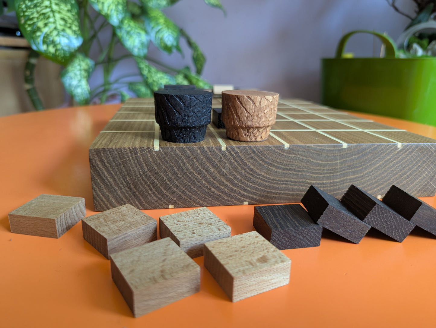 Double-sided wooden Tak game set. Handmade addition pack