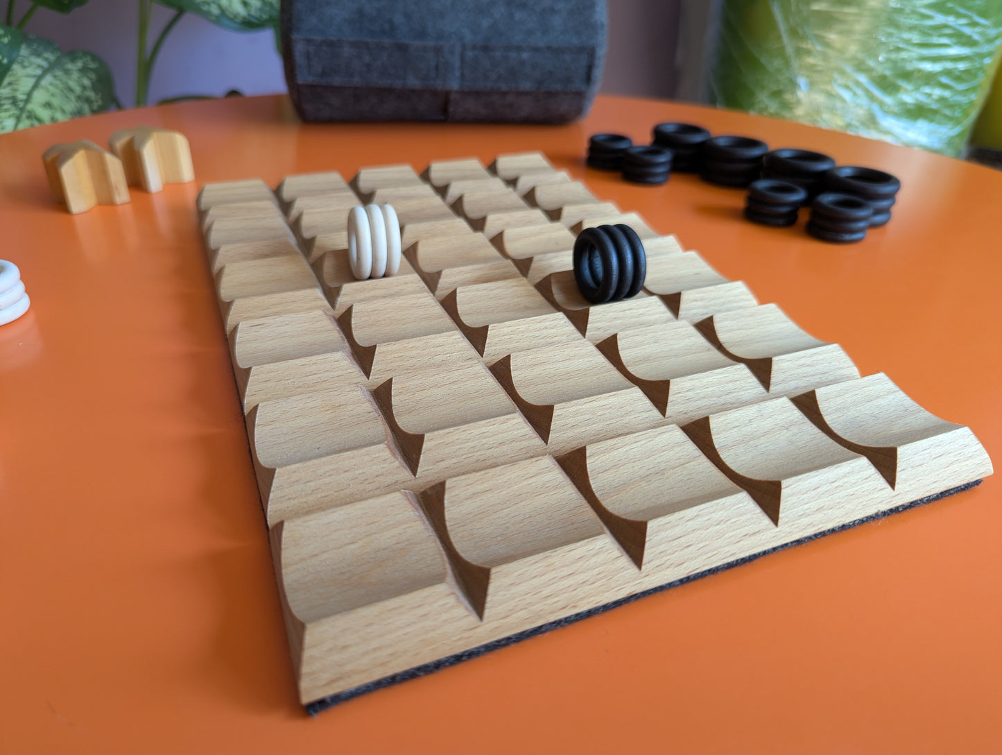Evo Tactics wooden game set. Handmade