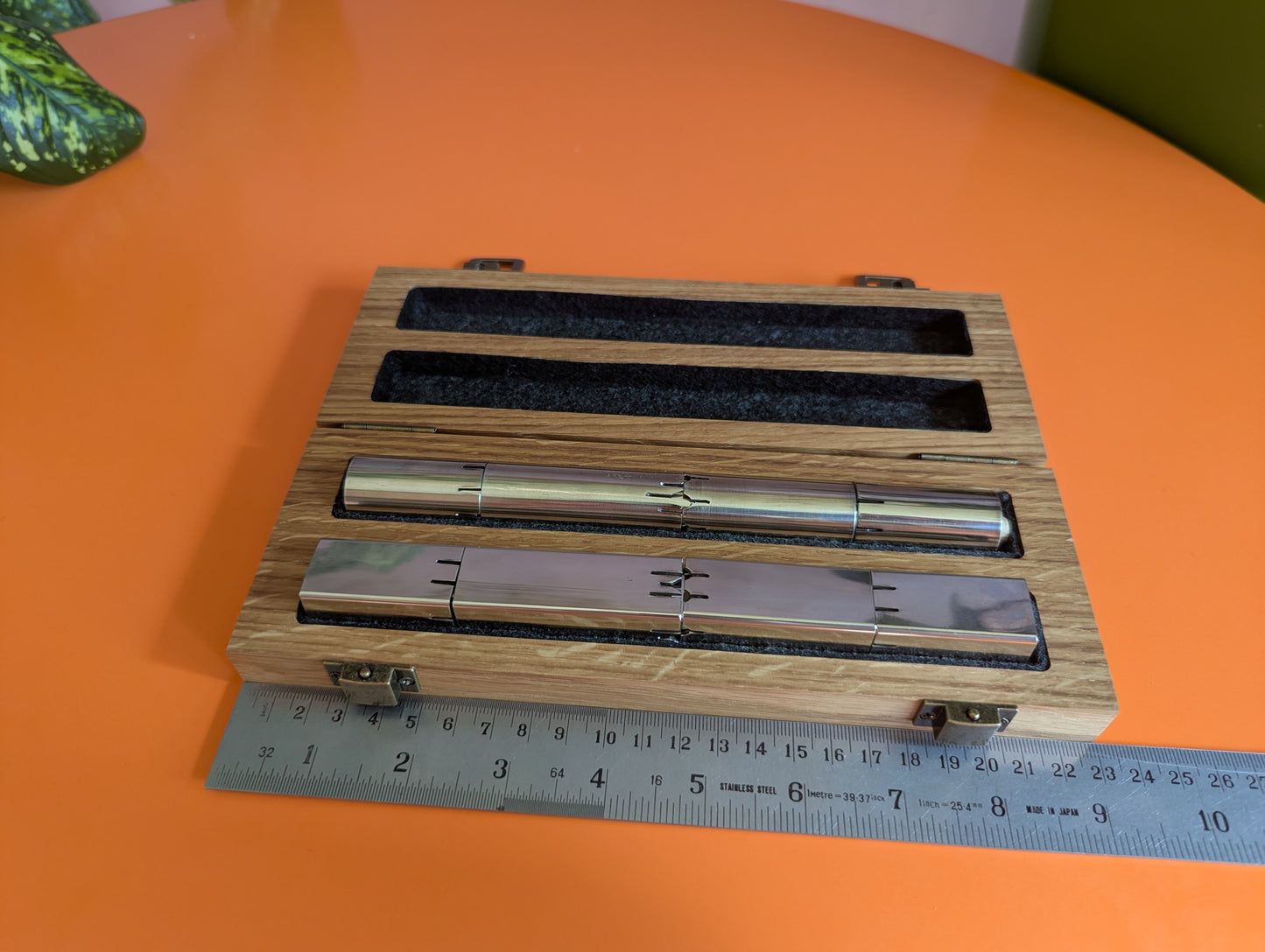 2.3" King Handmade Stainless Steel Chess Set. Square vs Round