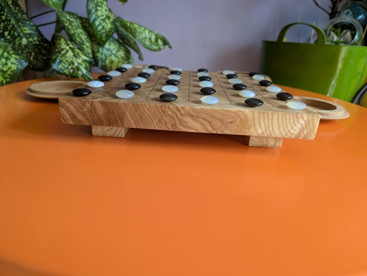 11x11 game board. Ash wood hand carved Goban