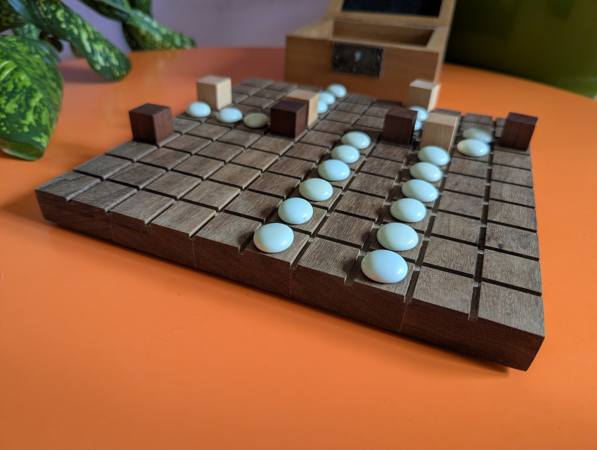 Amazons game Wooden set. 10" Tabletop version by WoodIdeas