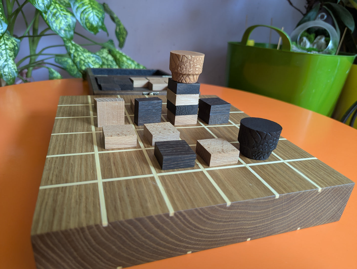Double-sided wooden Tak game set. Handmade addition pack