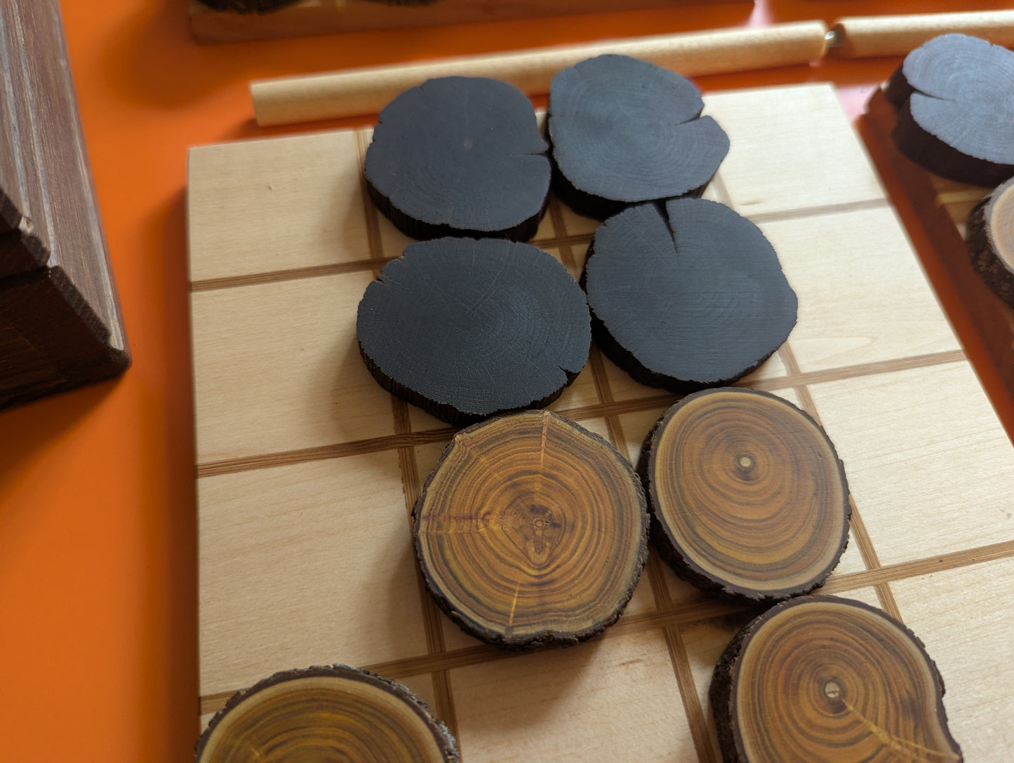 Shobu Wooden game set. 16" Tabletop version by WoodIdeas
