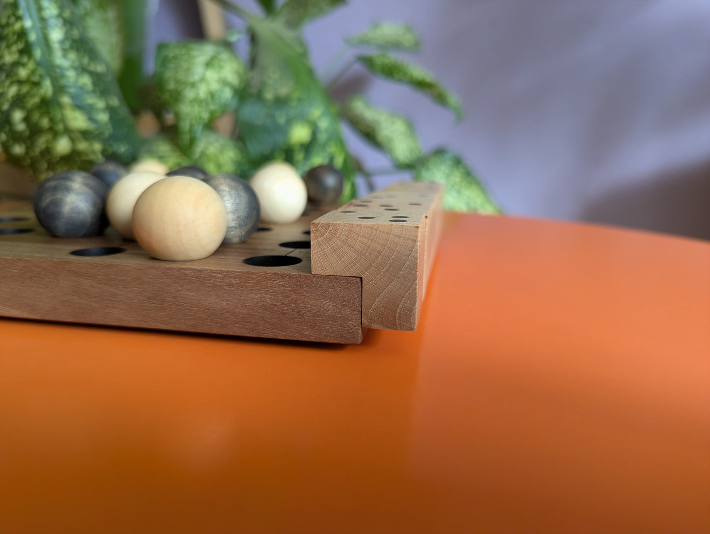 Walnut wood KNJO game set. Redesigned tabletop edition by WoodIdeas