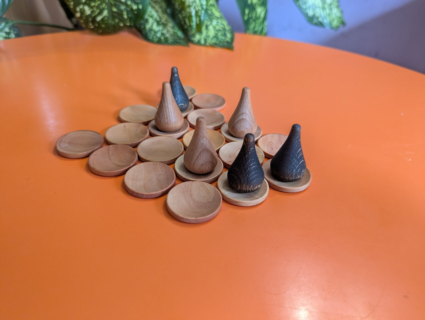 Nonaga wooden game set