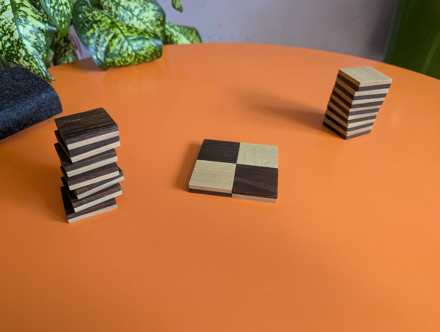 Othellito wooden game set. Compact edition by WoodIdeas