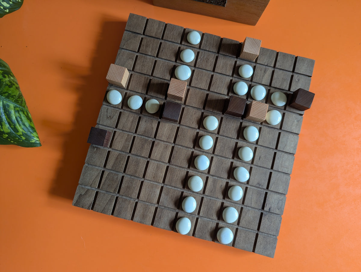 Amazons game Wooden set. 10" Tabletop version by WoodIdeas