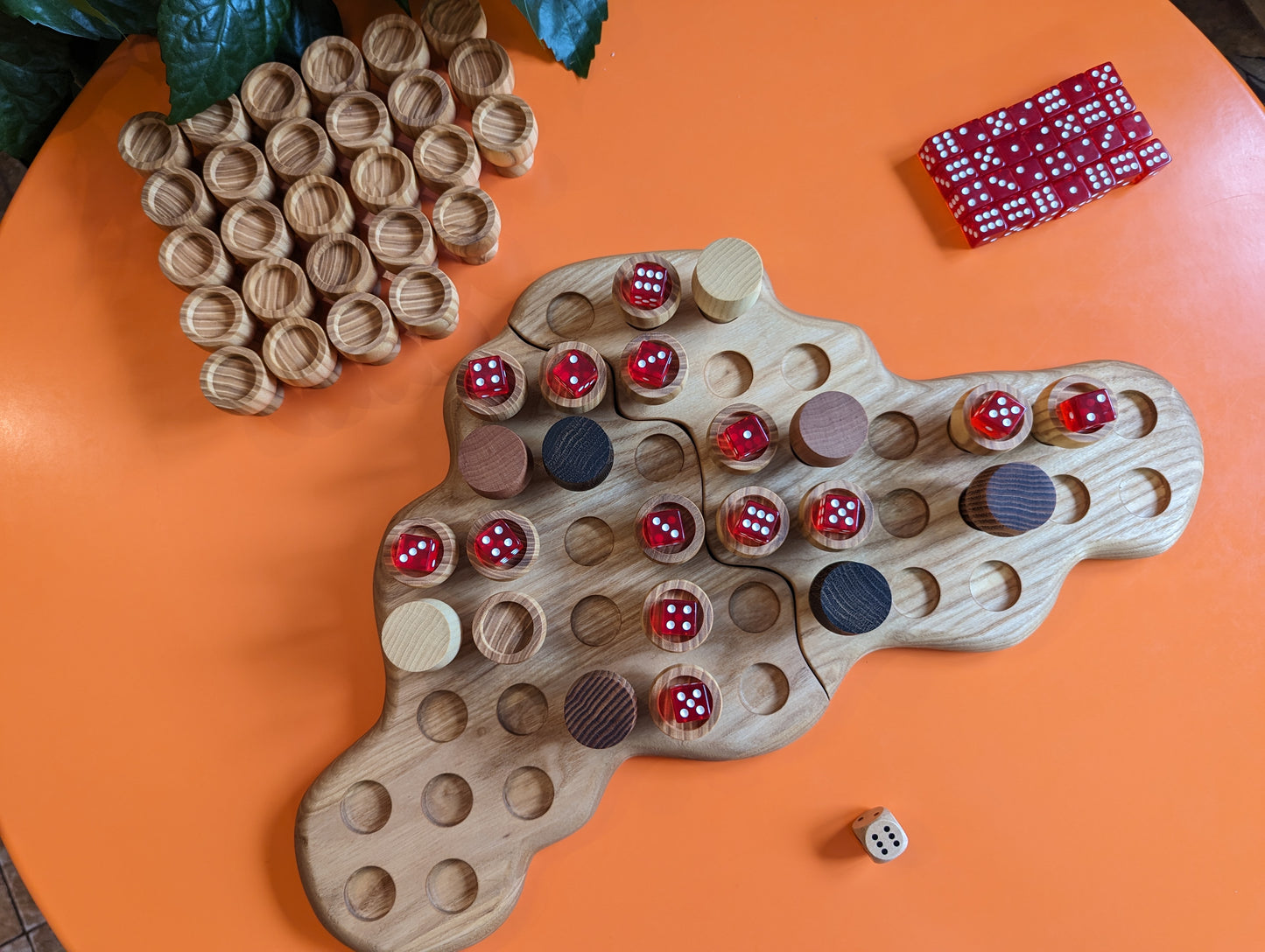 Rapa Nui game Wooden set