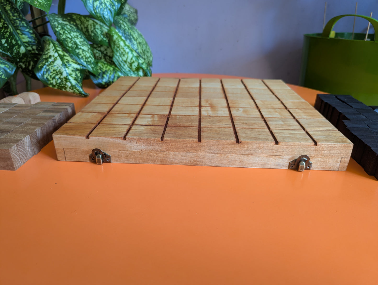 Foldable wooden Full 8x8 Tak game set