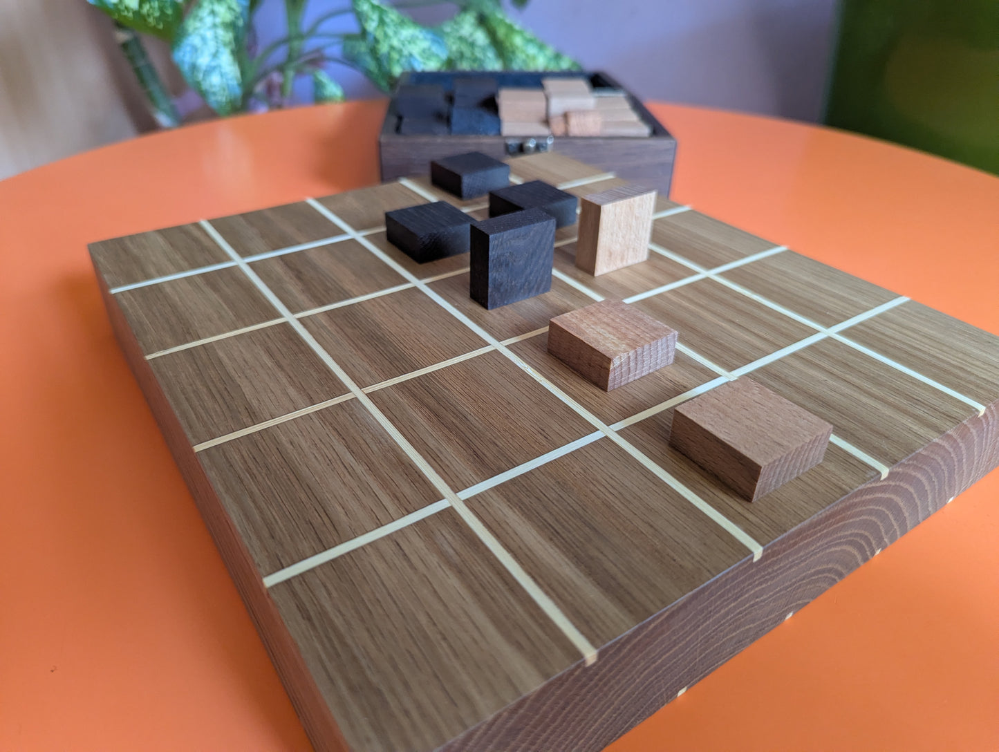 Double-sided wooden Tak game set. Handmade addition pack