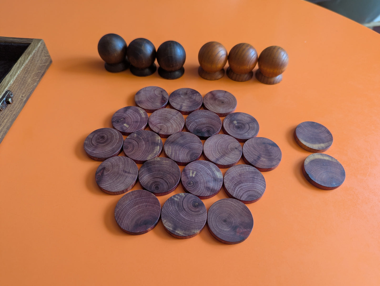 Nonaga wooden game set
