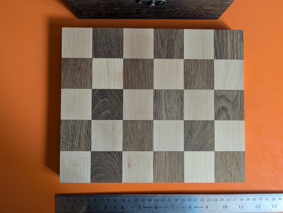 Mini Chess 5x6: Compact wooden set