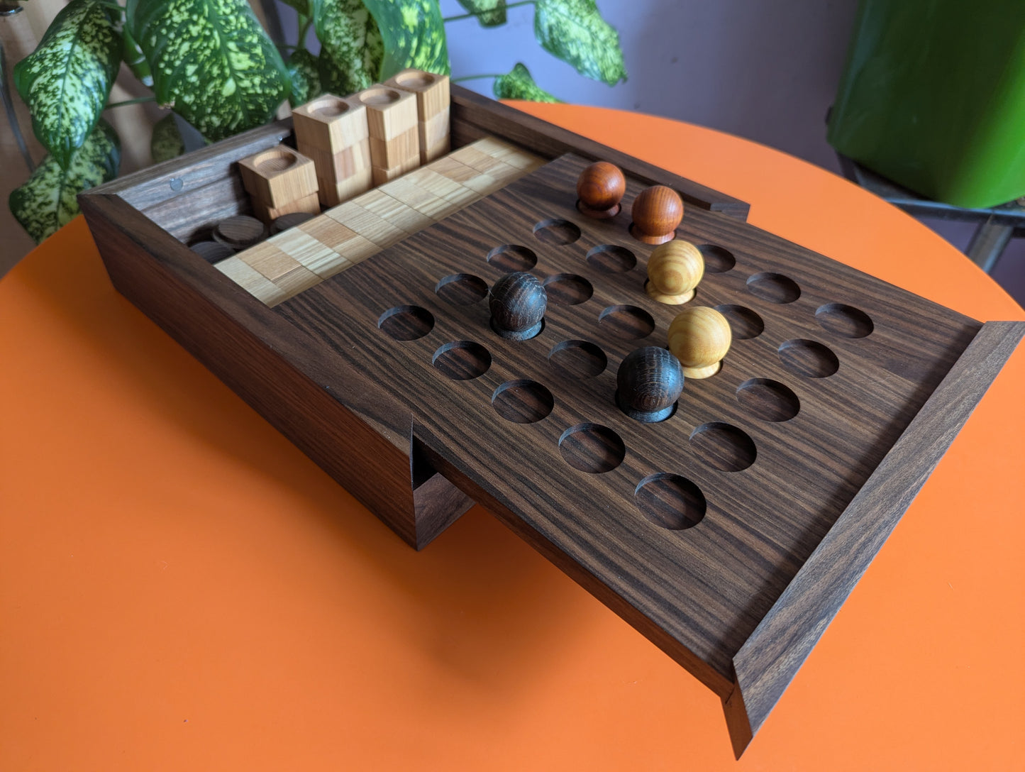 Santorini game Wooden set. Board/box idea - Expansion Pack by WoodIdeas