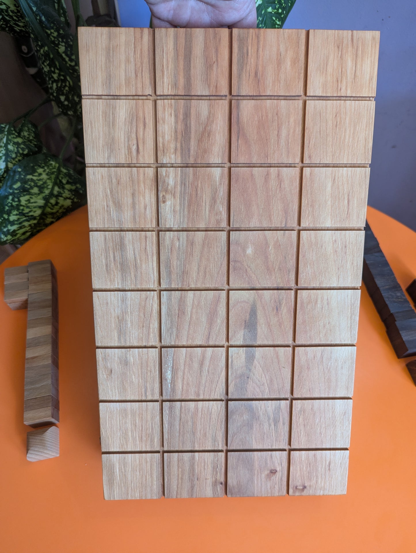 Foldable wooden Full 8x8 Tak game set