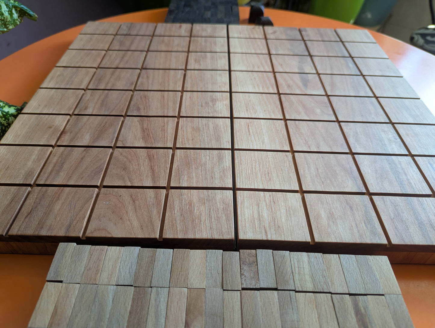 Foldable wooden Full 8x8 Tak game set