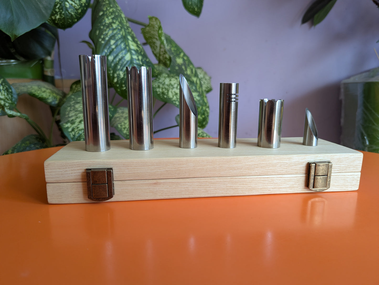 Handmade Stainless Steel Chess Set. Square vs. Round.