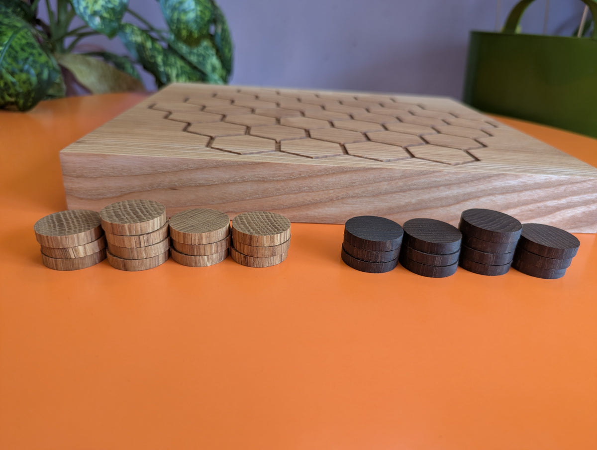 Dodo by Mark Steere. Wooden game set by WoodIdeas