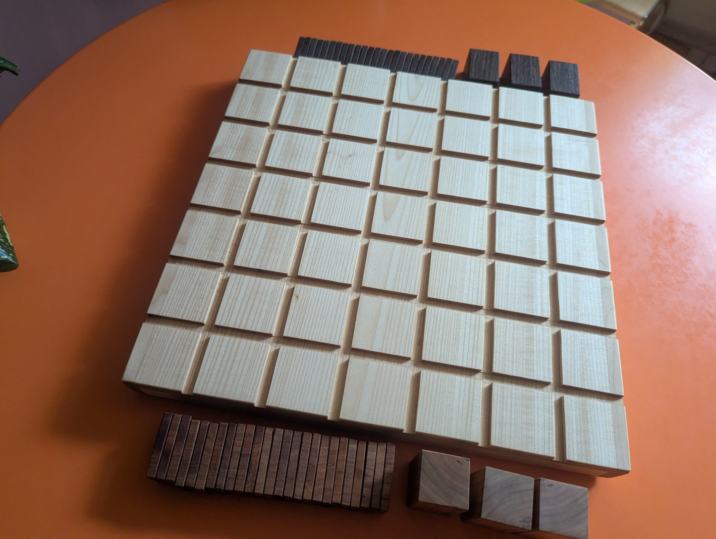 13" wooden Entrapment game set.