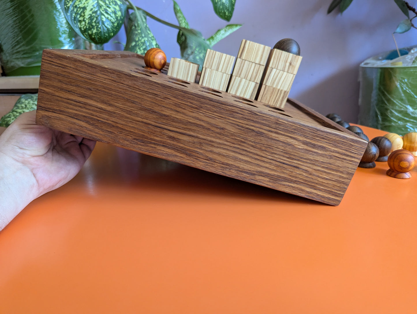 Santorini game Wooden set. Board/box idea - Expansion Pack by WoodIdeas