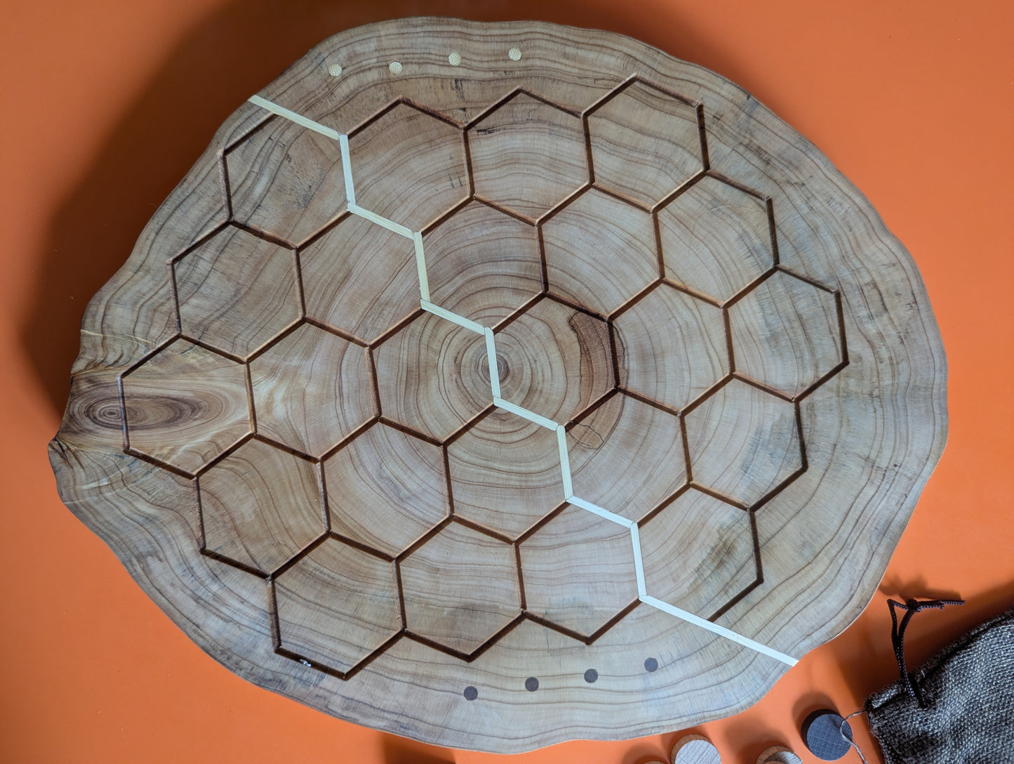 Entrapment/Robotory double-sided circle Juniper game board