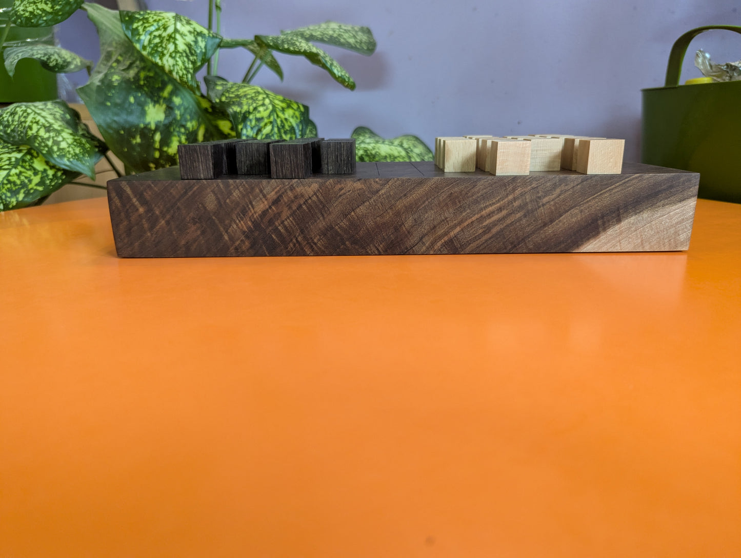 Wooden Astar game set. Handmade Walnut wood board