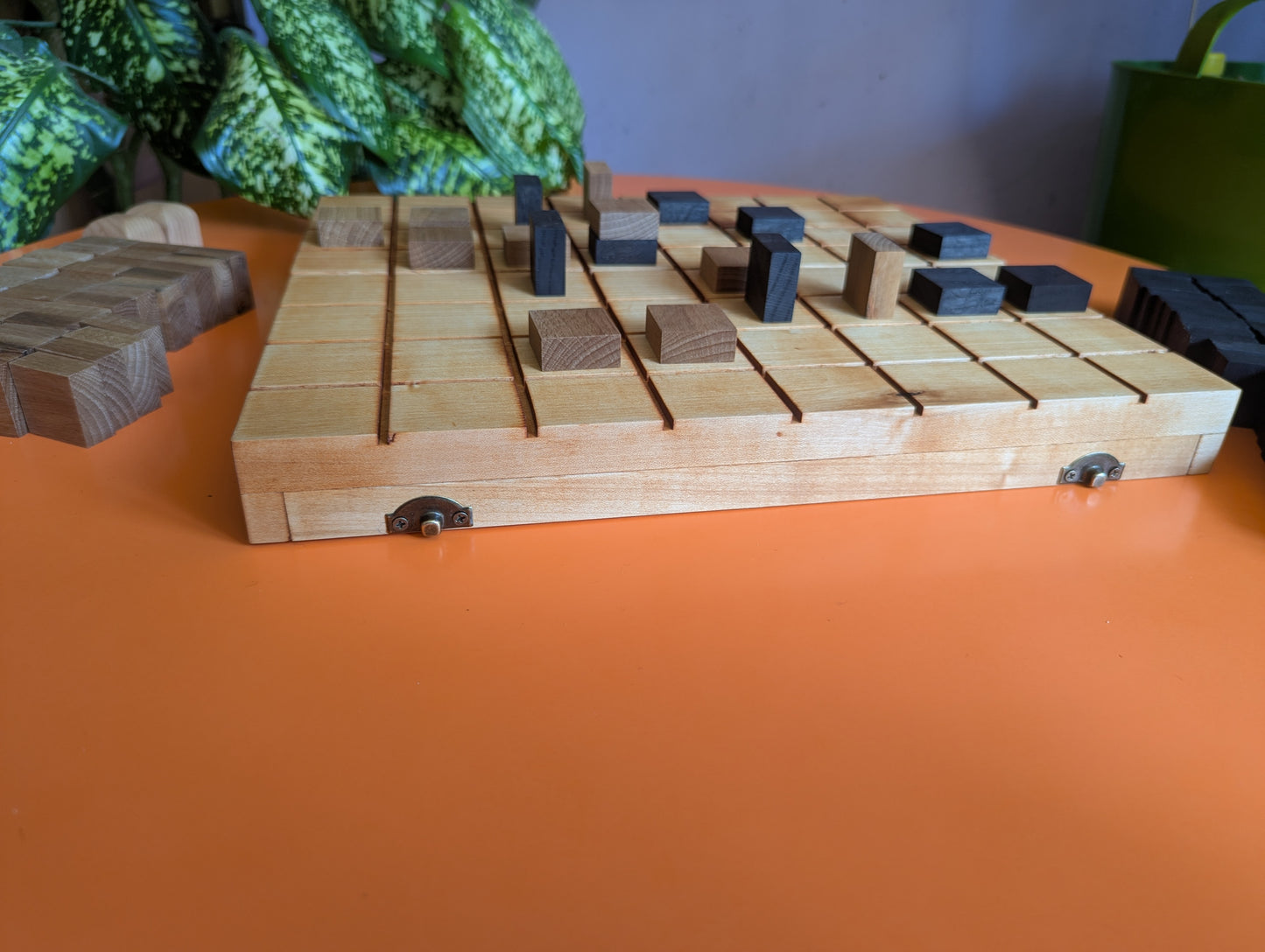 Foldable wooden Full 8x8 Tak game set