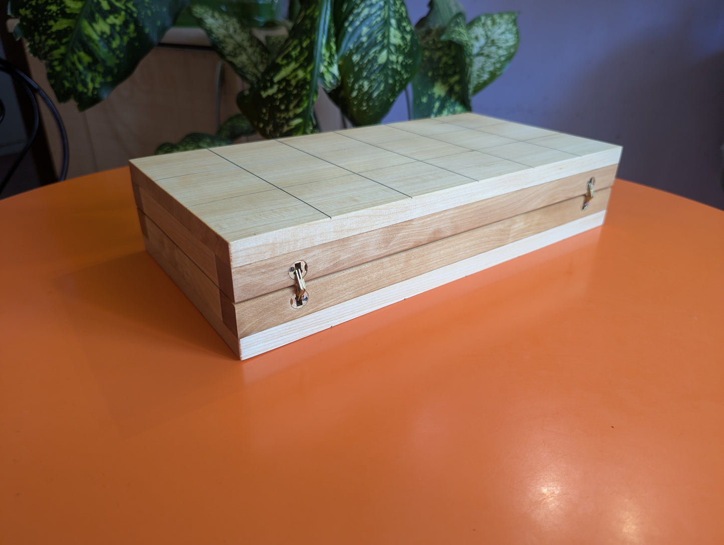 14" Foldable wooden Tak game set.