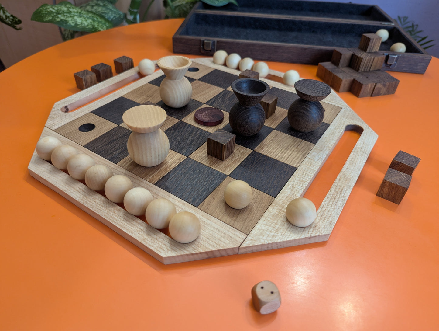 Genesis. The game of man in the World. Handmade wooden edition.