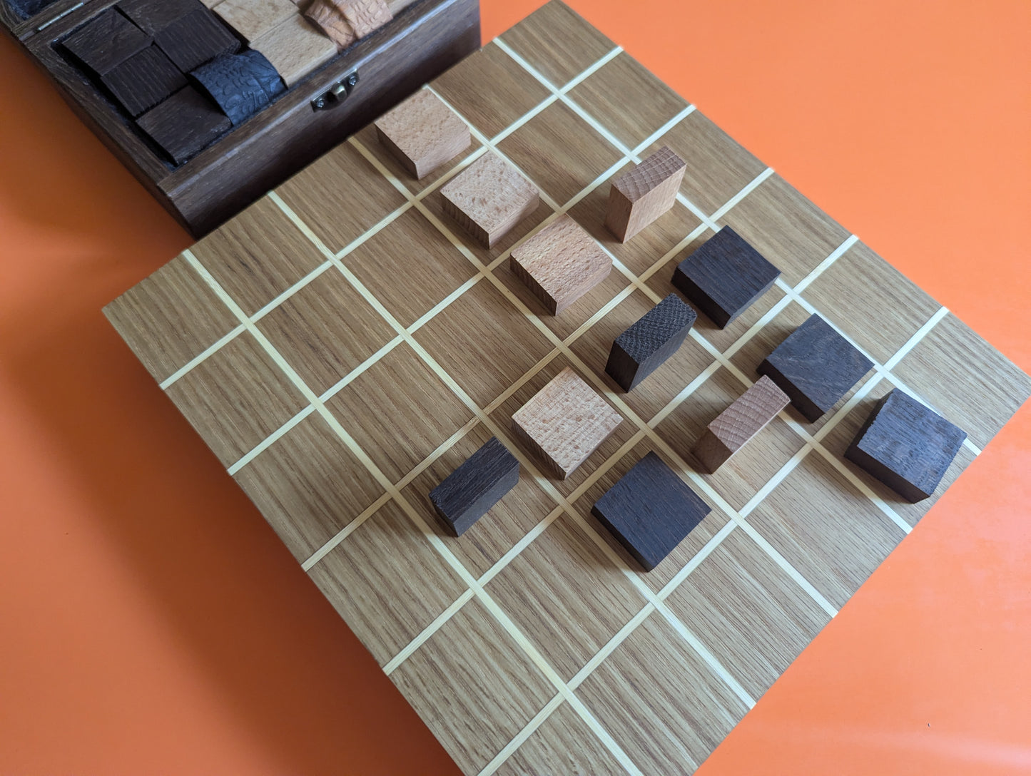 Double-sided wooden Tak game set. Handmade addition pack