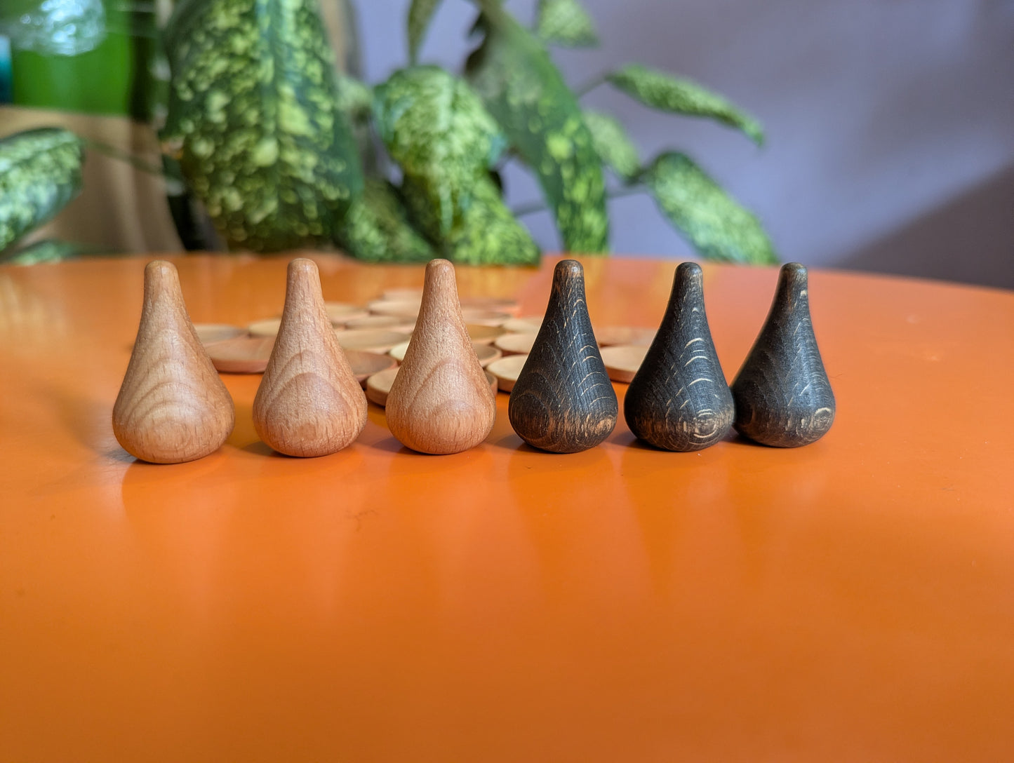 Nonaga wooden game set