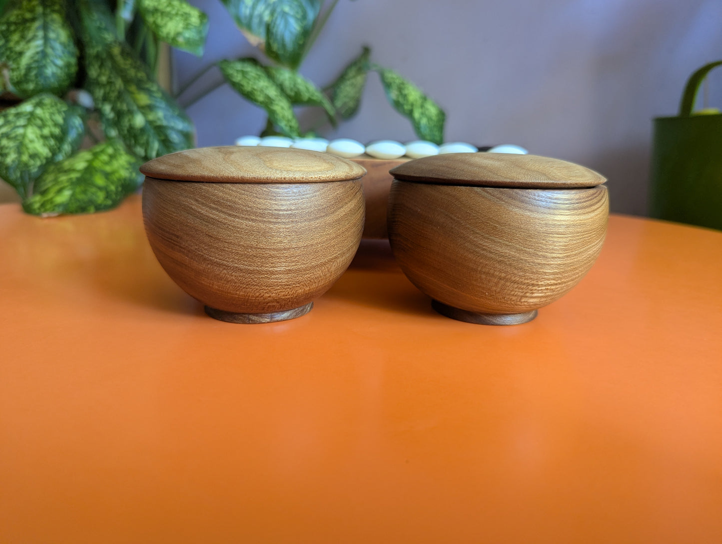 Solid alder 9x9 Goban. Hand carved game Go board