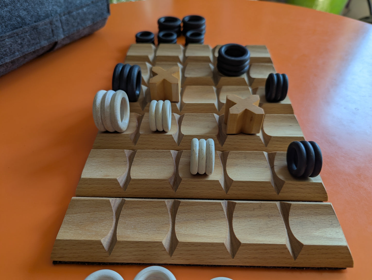 Evo Tactics wooden game set. Handmade