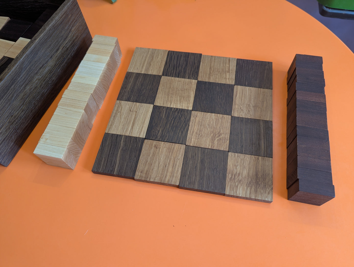 Resizeable wooden Tak game set. Handmade addition pack