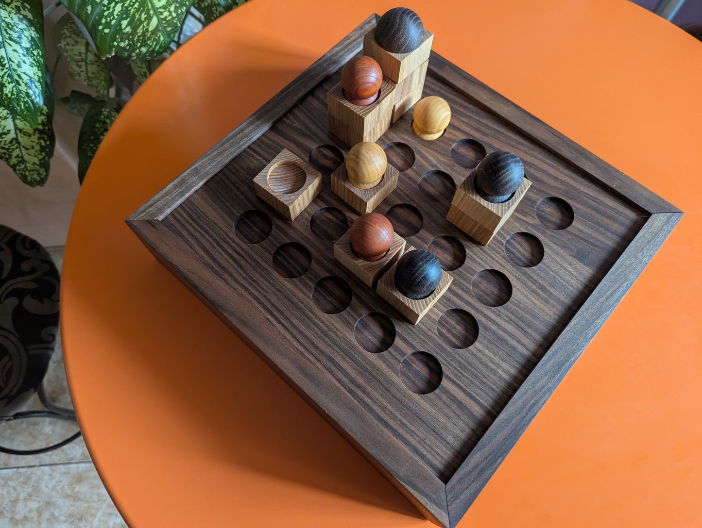 Santorini game Wooden set. Board/box idea - Expansion Pack by WoodIdeas