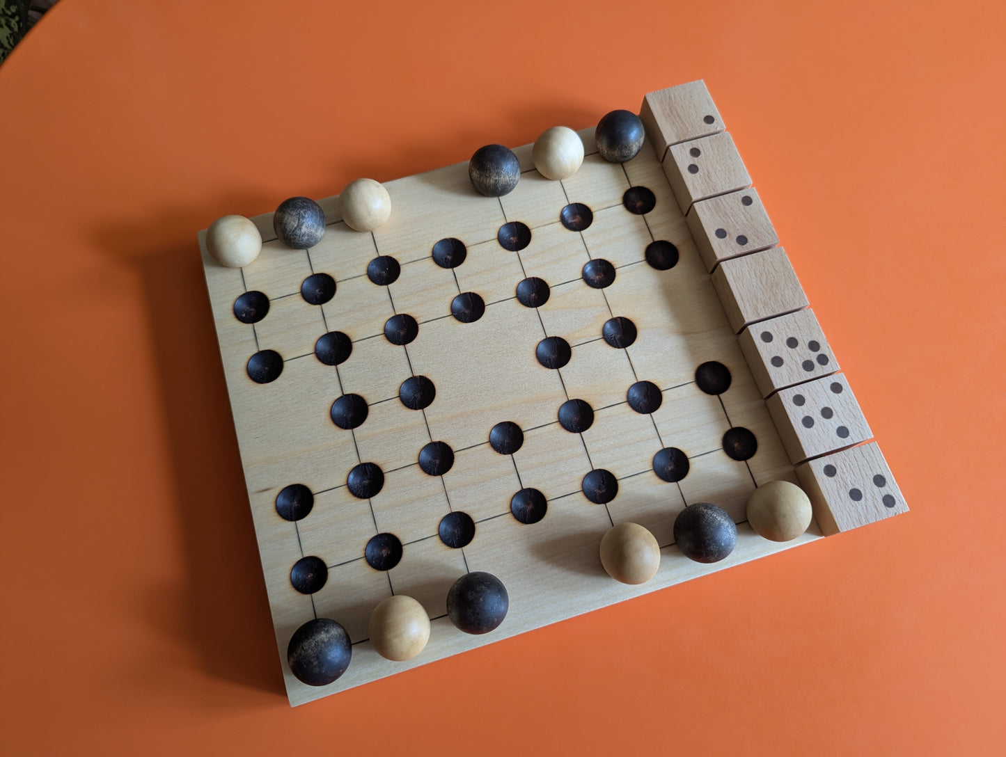 Wooden KNJO game set. Redesigned tabletop edition by WoodIdeas