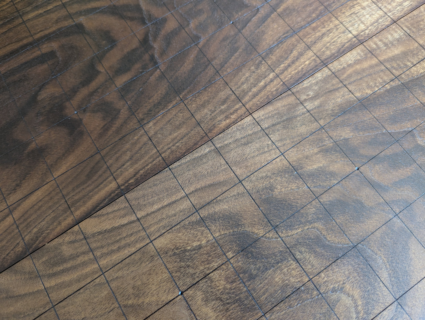 Chu Shogi game set. Foldable Handmade solid walnut Middle Shogi with thick maple pieces. Traditional Japanese games.