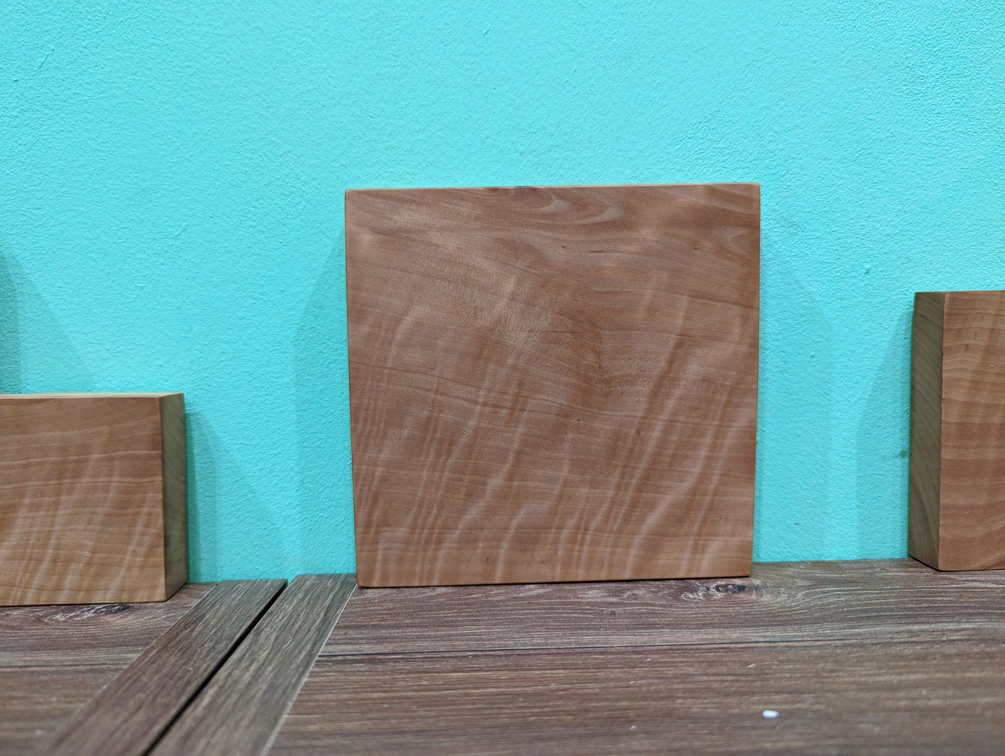 Wall art Bauhaus 5" pear wood chess pieces
